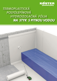 Termoplastická polyolefíná hydroizolacná fólia na styk s pitnou vodou